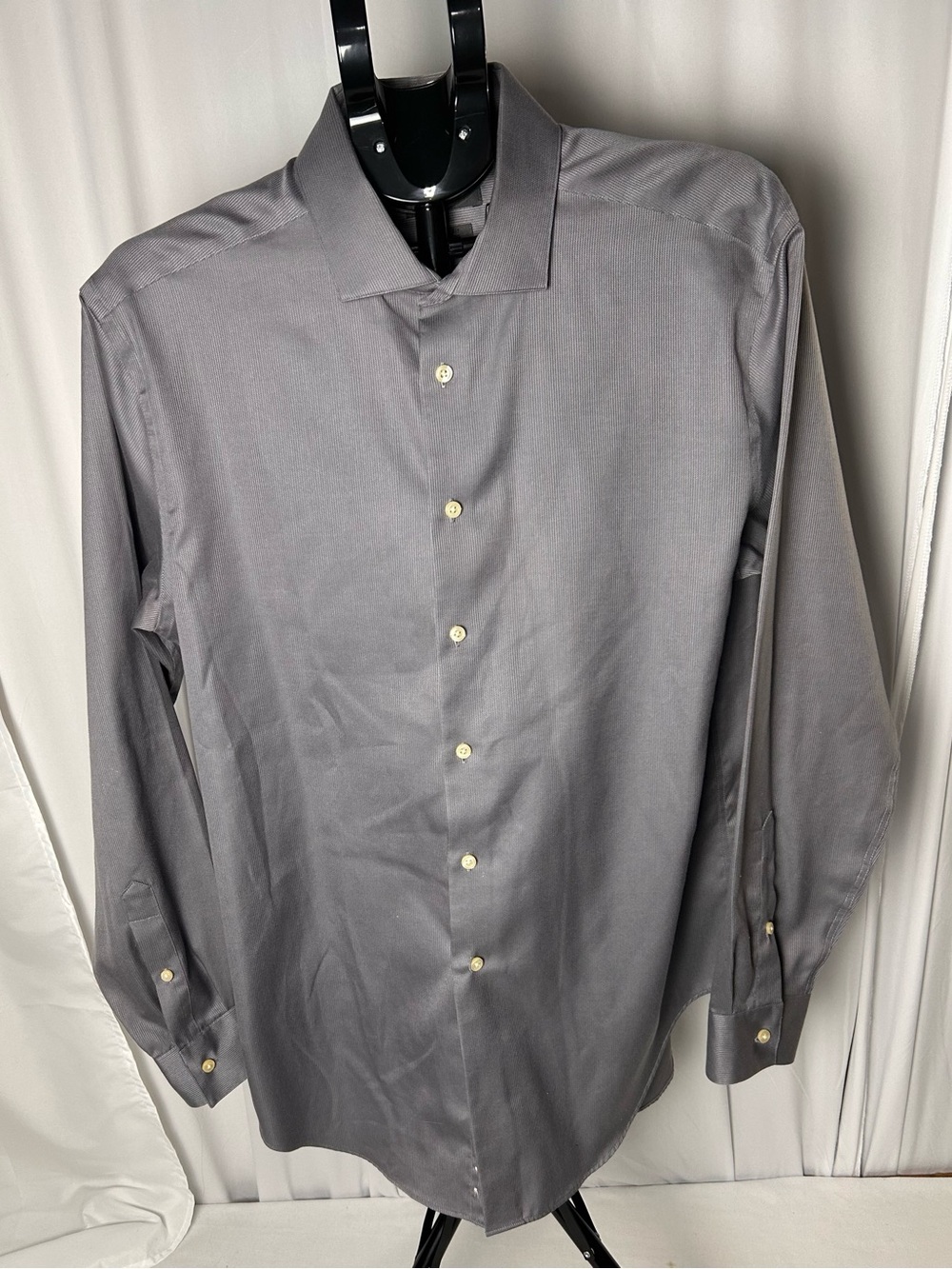 Calvin Klein Men's Long-Sleeve Dress Shirt - Gray